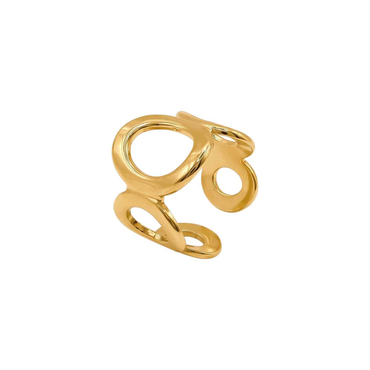 Ring Damen Gold Bellamy – Detail Kettenlook