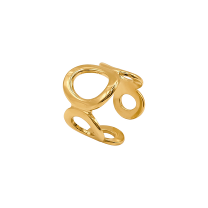 Ring Damen Gold Bellamy – Detail Kettenlook