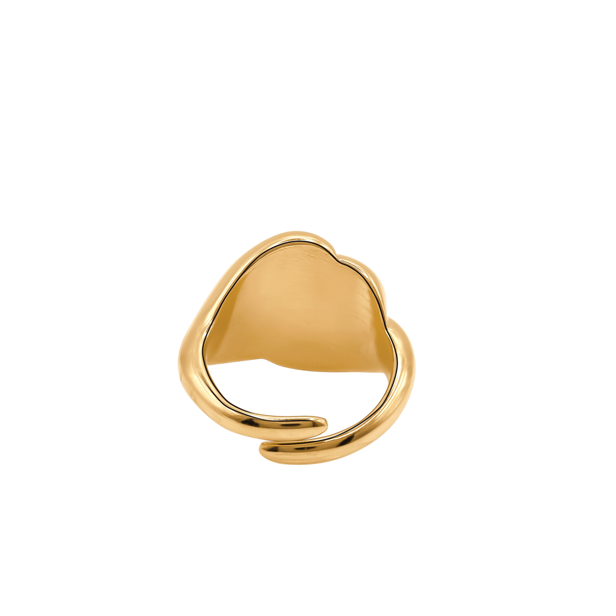 Ring Damen Edelstahl Esra in Gold - gestylt im Look