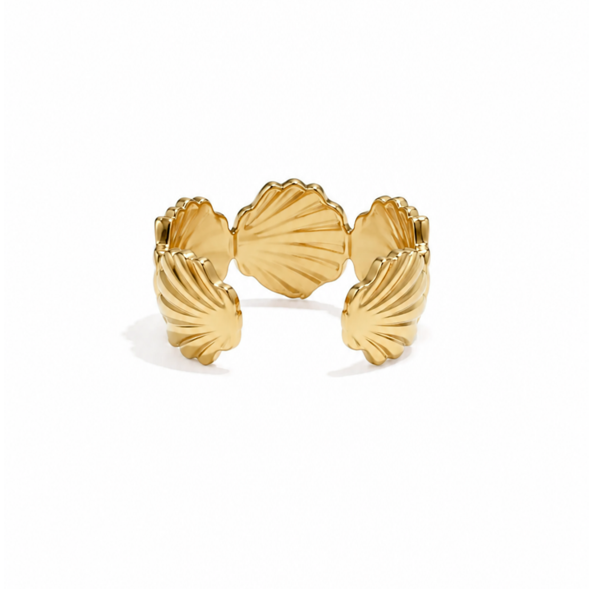 Ring Damen Gold Gemma goldfarben - gestylt zum Outfit