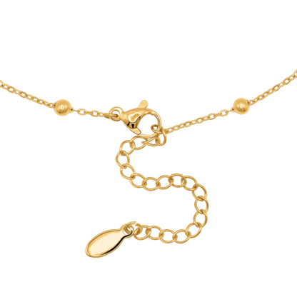 Handschmuck Damen Maite Gold zum Outfit kombiniert