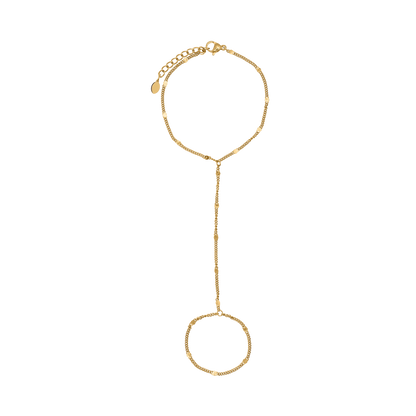 Handkette Damen Edelstahl Blythe in Gold schlichtes Design