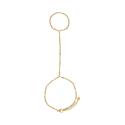 Handkette Damen Edelstahl Blythe Gold in der Geschenkbox