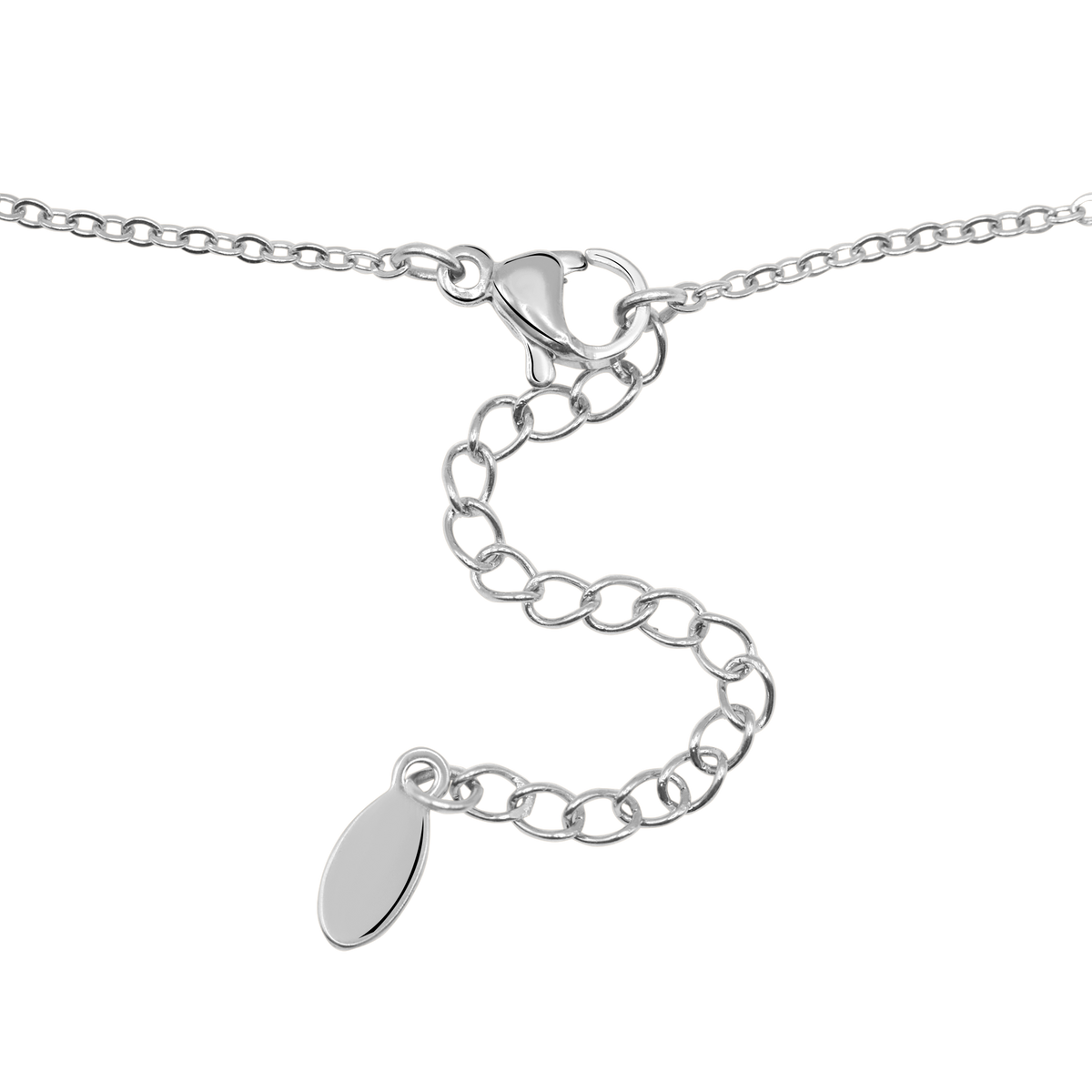 Handkette Damen Edelstahl Poppy Silber in der Geschenkbox