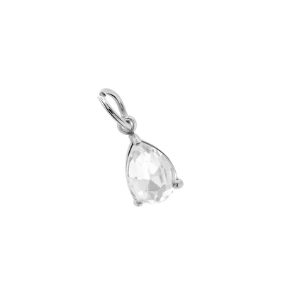 Charm Damen Edelstahl Malys in Silber an einer Kette