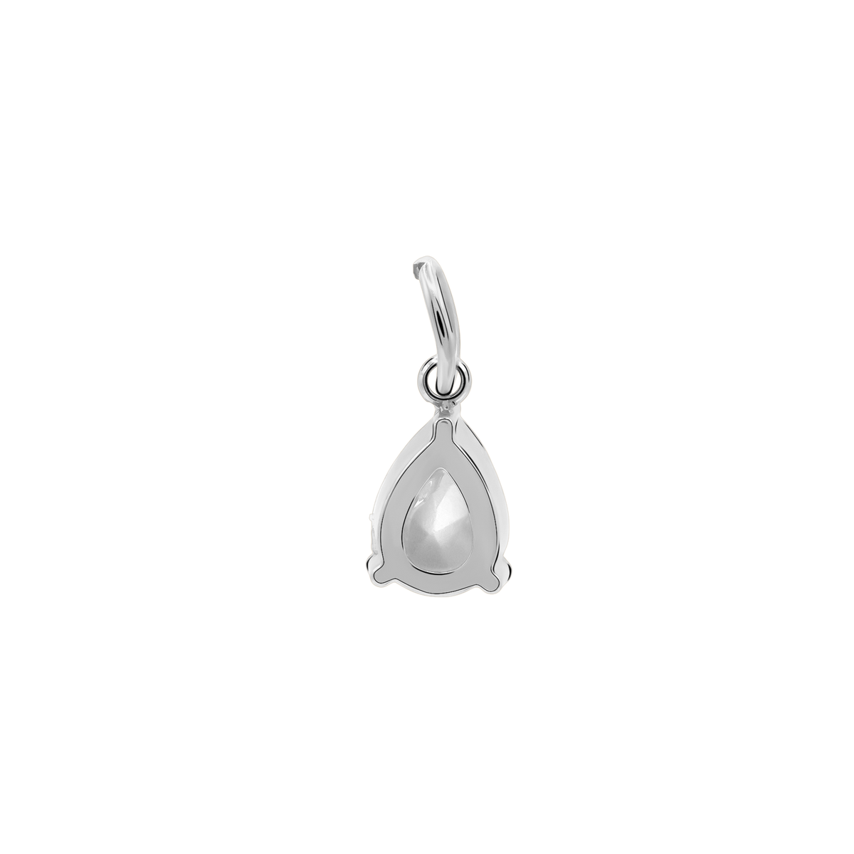 Charm Damen Edelstahl Malys in Silber mit Maßangaben