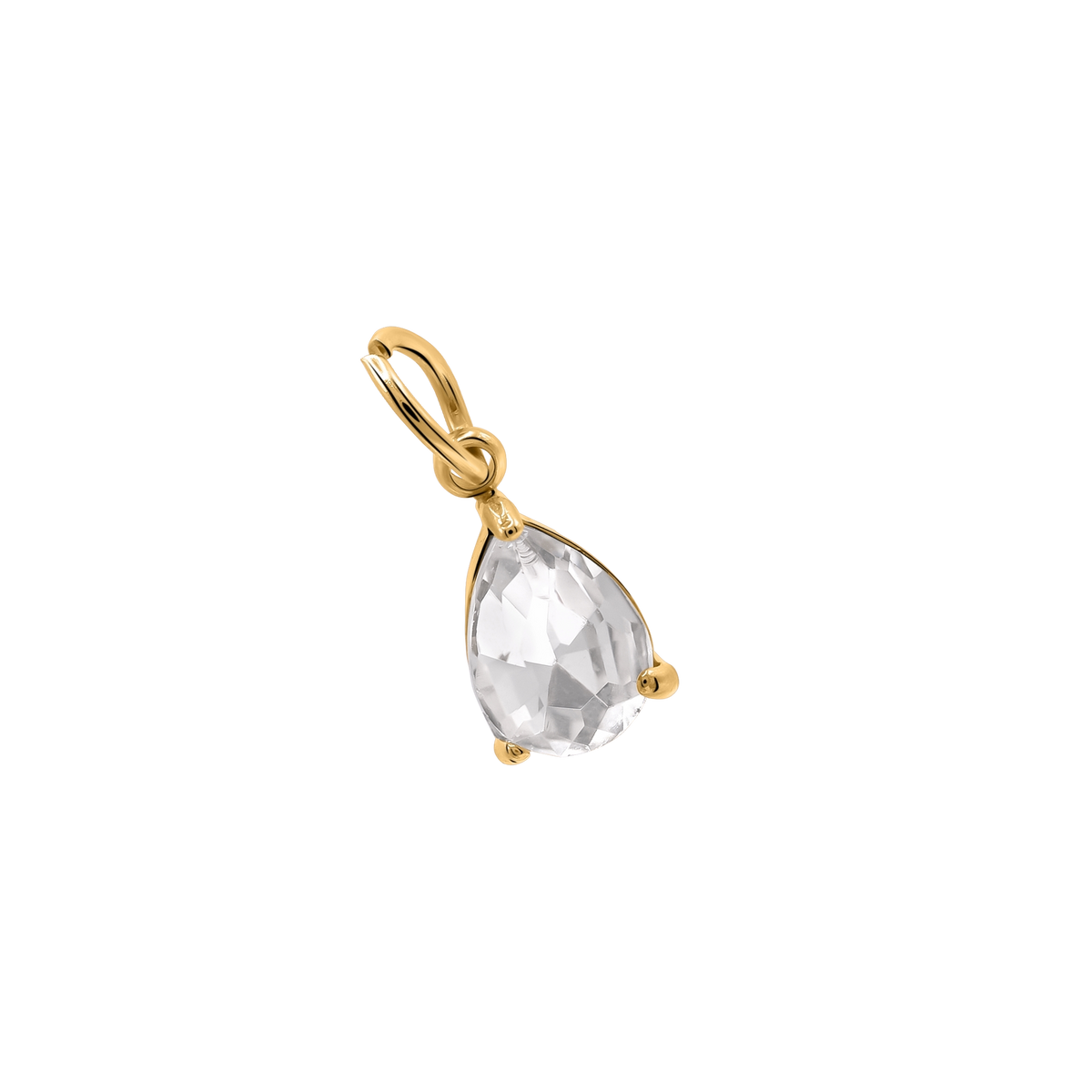 Charm Damen Edelstahl Malys in Gold an einer Kette