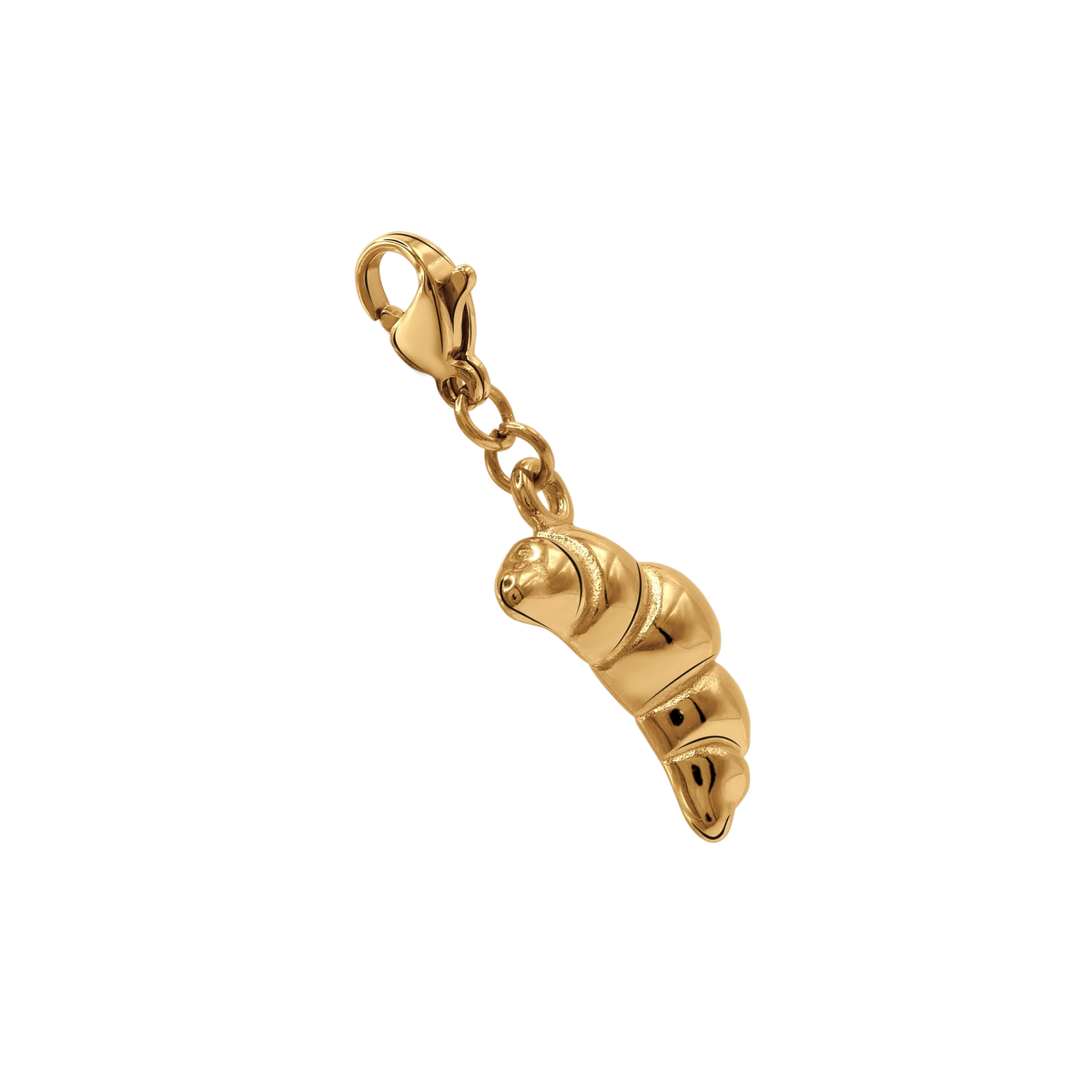 Charm Damen Edelstahl Serra in Gold an einer Kette