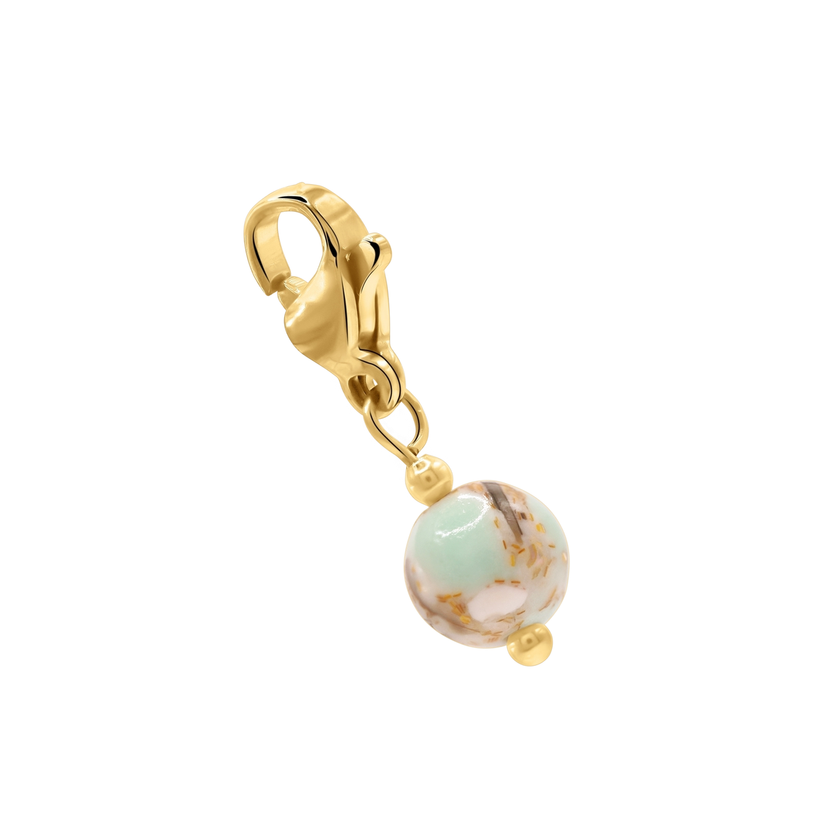 Charm Damen Edelstahl Selja in Gold, Seitenansicht