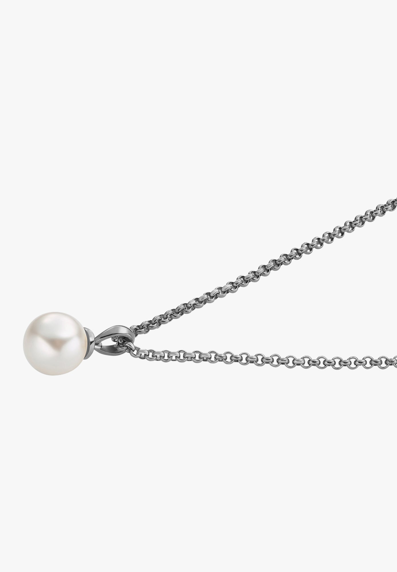 Kette mit Perle weiß