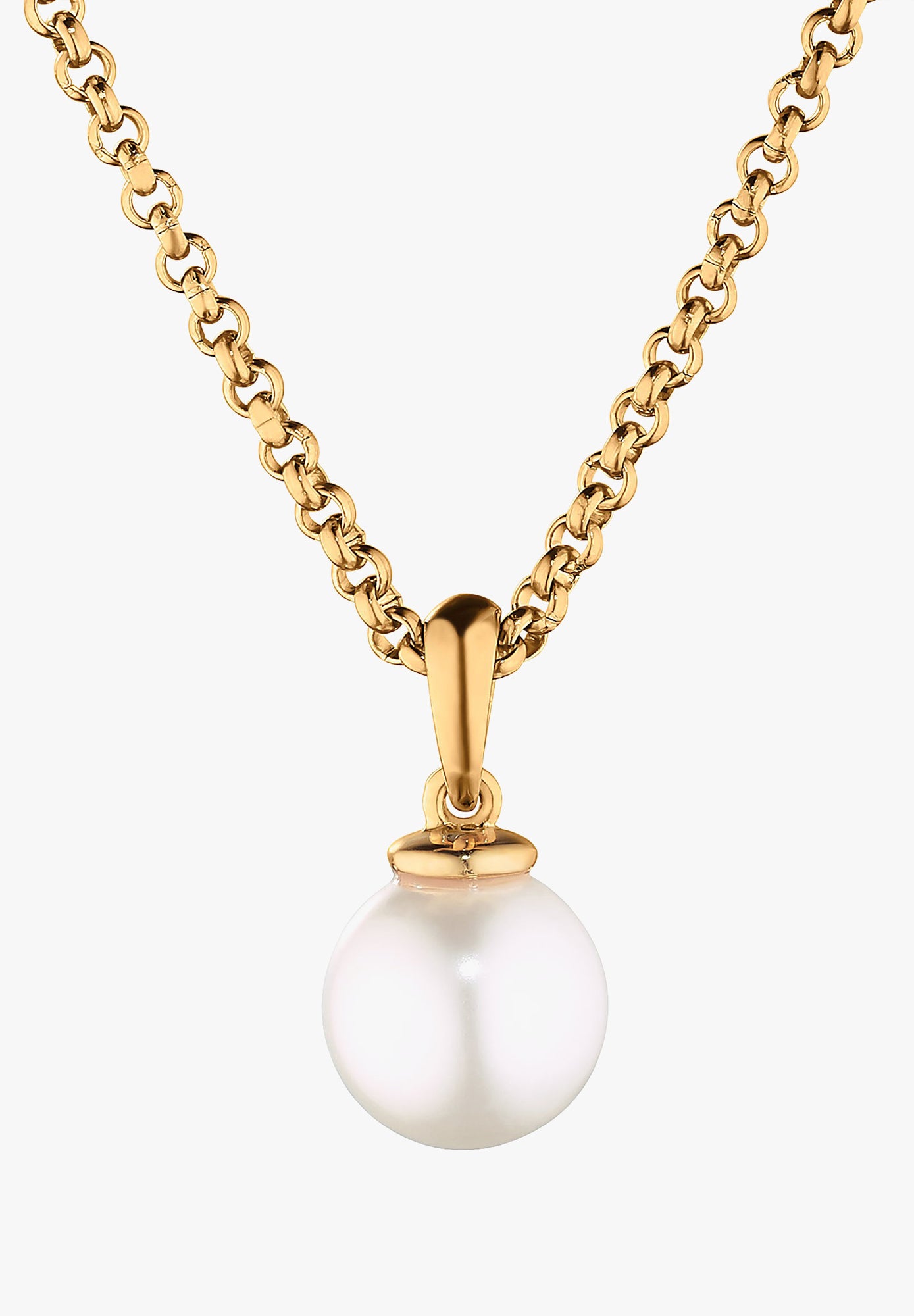 Kette mit Perle weiß