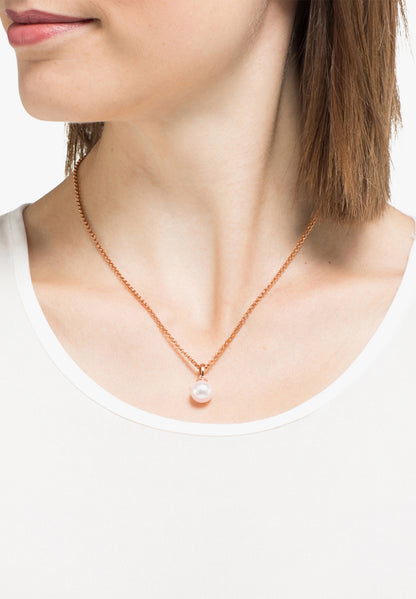 Kette mit Perle weiß