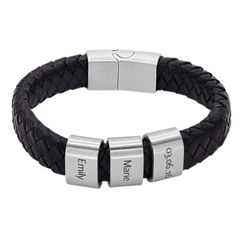 Lederarmband Titus - 3 Elemente