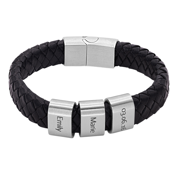 Lederarmband Titus - 3 Elemente