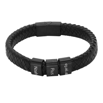 Lederarmband Titus - 3 Elemente