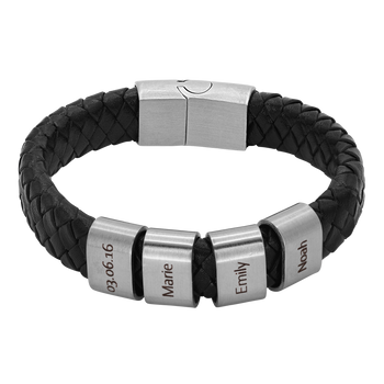 Lederarmband Titus - 4 Elemente