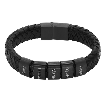 Lederarmband Titus - 5 Elemente