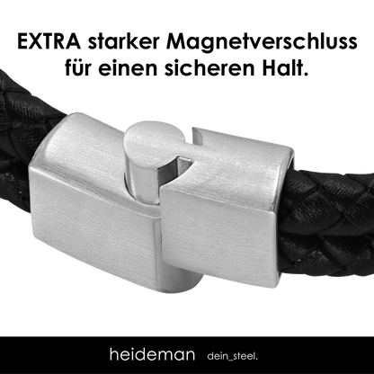 Lederarmband Elian - 3 Elemente