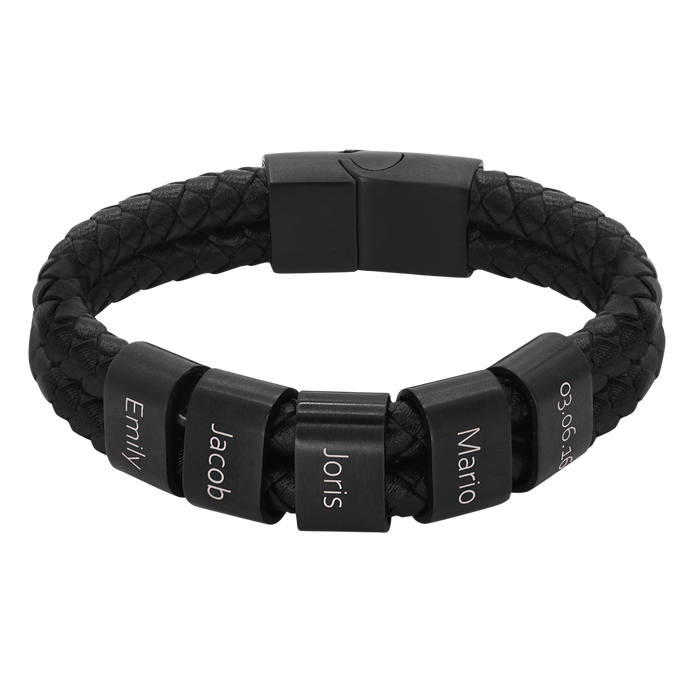 Lederarmband Elian - 5 Elemente