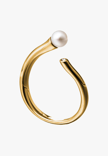 Damenring Perle